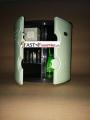 Bathroom corner cabinet green for bathroom accessories. 