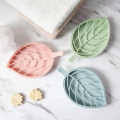 Double Layer Portable Leaf Shape Multi-functional Soap Tray. 