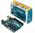 Official Arduino Uno R3 (Original Made in Italy) – Model A000066 – ATmega328P Development Board. 