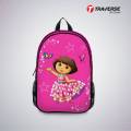 Traverse  Kids Bag- Dora , Backpack for Kindergarten (KG), Pre-school classes. Allover printed (Code: T512KG) School Backpack For Kids / Backpack For Girls / Backpack For Boys Bags hand bag for girls bags for girls. 