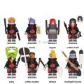Lego Minifigures Naruto Series Vorta Naruto Qiki Kakashi Assembled Children's Toy with Building Blocks Toys. 