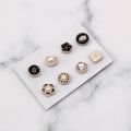 8 Pcs Hijab Magnet Pins No-snage Strong Metal Plating Rose Bowknot Crown Round Scarf Muslim Arab Shawl Islamic Accessories. 