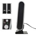 1 2 Pcs USB Power Computer Speakers 3.5Mm With Ear Jack Laptop Stereo Sound Wired Speaker Amplified Speakers For Laptop Computer. 