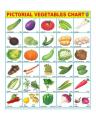 Laminated Educational Vegetable,Fruit,Animals Chart. 