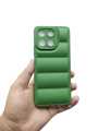 Honor X6A ( X6a ) Back Cover Soft Puffer Case Down Jacket Camera Protection Phone Case. 
