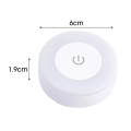 LED Touch Sensor Night Light 3 Modes USB Rechargeable Magnetic Base Wall Lights Portable Dimming Night Lamp For Room Decor Energ. 