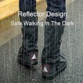 1 pair Black Waterproof Rain Boot Shoe Cover with reflector. 