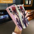 chenyyka For Infinix Hot 12 Case Fashion Girl Luxury Plating Side Pattern Silicone Casing Phone Cases Full Back Cover Camera Protection Softcase. 