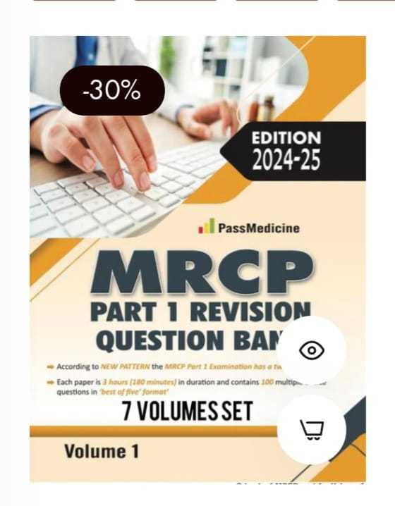 PassMedicine MRCP Part 1 Revision Question Bank 2024-25 7 Volumes set