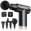 Muscle Massager Gun for Deep Tissue Full Massage with 4 Heads  Rechargeable 5 in 1 Device Physiotherapy Machine. 