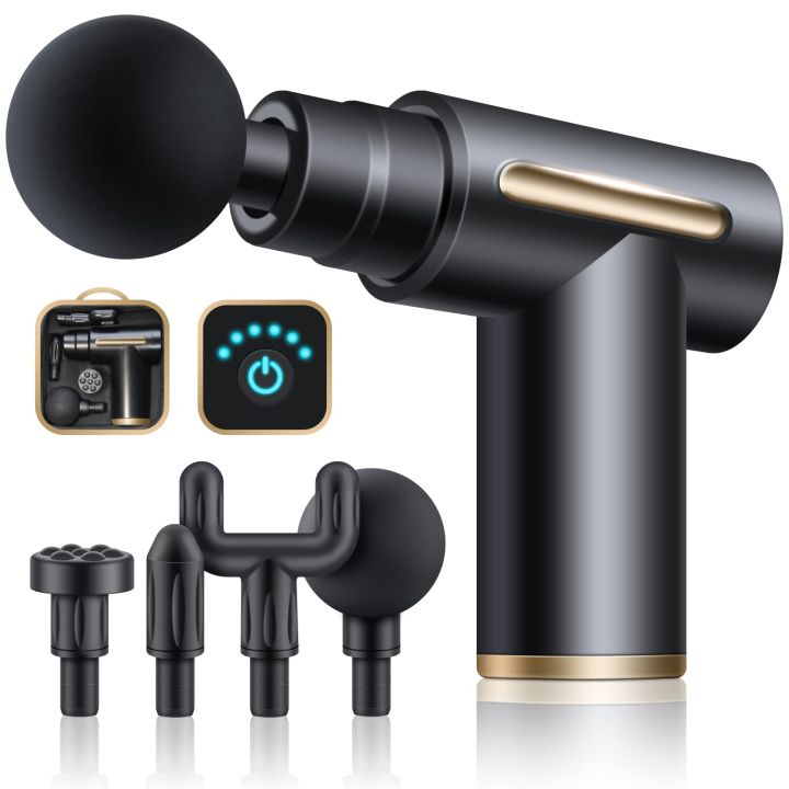 Muscle%20Massager%20Gun%20for%20Deep%20Tissue%20Full%20Massage%20with%204%20Heads%20%20Rechargeable%205%20in%201%20Device%20Physiotherapy%20Machine%20-%20Image%202