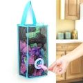 pack off 3-Plastic Shopping Bag Storage Basket Kitchen Accessories Reusable Grocery Potatoes Garbage Bag Holder. 