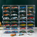 1:64 Scale Car Model Storage Box 8 Slot Clear Display Shelf Toy Car Dustproof Storage Container For Toys Collection. 