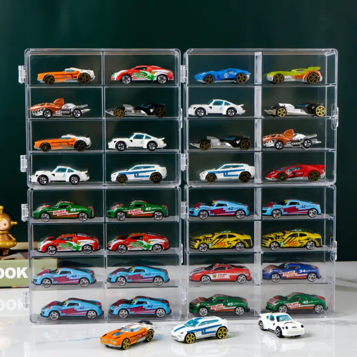 1:64%20Scale%20Car%20Model%20Storage%20Box%208%20Slot%20Clear%20Display%20Shelf%20Toy%20Car%20Dustproof%20Storage%20Container%20For%20Toys%20Collection%20-%20Image%203