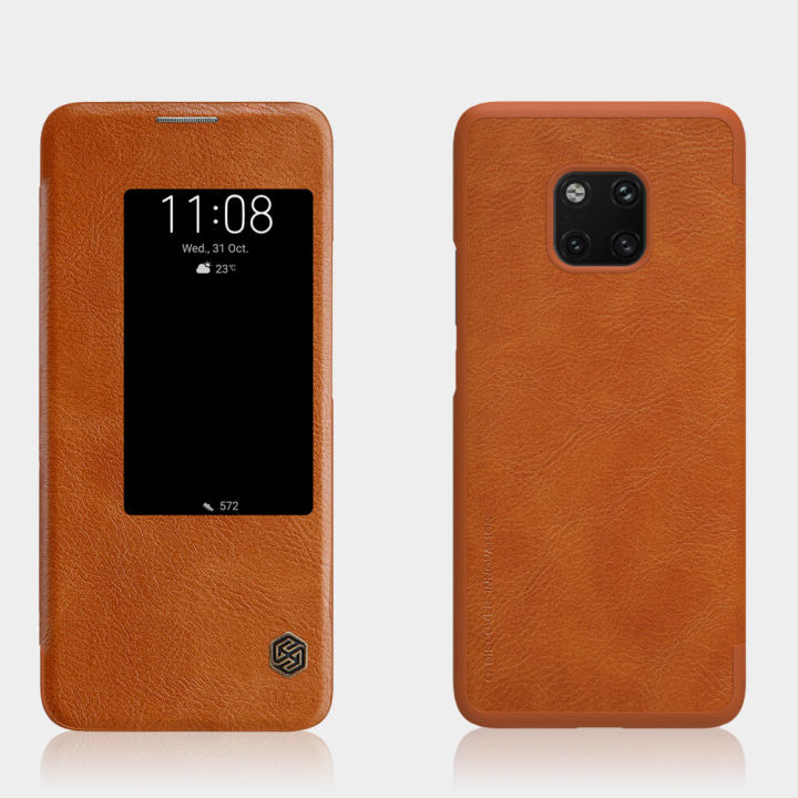 Huawei%20Mate%2020%20Pro%20Nillkin%20QIN%20Leather%20Card%20Window%20Wallet%20Flip%20Case%20100%25%20Official%20-%20Image%203