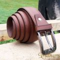 Export Quality Dark Brown Leather Belt. 