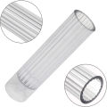 Pillar Candle Mold Cylinder Rib Plastic Candle Molds 6 Inch for Candle Making DIY Handmade Candles. 
