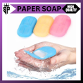 SP Dealz Mini Portable Travel Soap Paper Sheets Disposable Hand Washing Bath Scented Paper Soap for Outdoor Camping Hiking. 