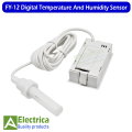 FY-12 Embedded Temperature And Humidity Sensor with wire Mini LCD Digital Hygrometer Indoor Temperature Gauge Humidity Meter Tape Probe by Electrica. 