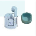 Air 31 TWS Wireless Earbuds – Original Transparent Crystal Design – Bluetooth 5.3 Hi-Fi Sound, Smart Touch Control Gaming Buds with Mic – Latest Edition for All Android & Smartphones. 