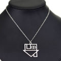The Neighborhood Rock Music Pendant Necklace Stainless Steel Jewelry Necklace Emo Steampunk Gothic Band Merch Necklace. 