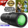 16 X 52 Bushnelll Monocular Telescope - 16x Zoom Day Vision - Mobile Phone Camera Magnifier Monocular Telescope - Single Cylinder Bird Watching Sport Camping Hiking Portable Telescope Scope 66M/8000M HD 16x52 Monoculars - Optic Lens Spotting Scope. 