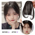 1/5Pcs  French Air Bangs Wig Piece Women's Natural High Temperature Yarn Hair French Comic Hair Fashion Accessory. 
