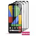 Google Pixel 4 XL Screen Glass Protector HD Edge to Edge Full Glue Tempered Glass For Pixel 4XL - Black. 