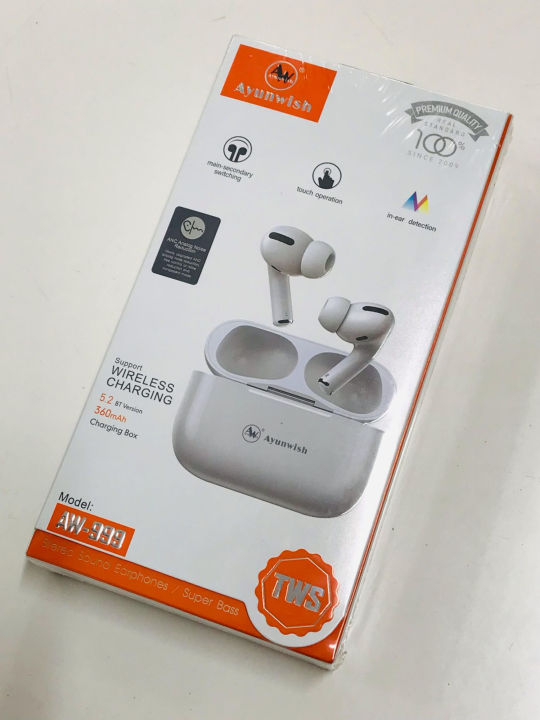 Latest_AirPods_Pro (2nd Generation) Titanium Wireless Earbuds, Bluetooth 5.0, High Quality Sound bass|  Lcd Airpods Pro - Anc/Enc Earbuds - Airpods - Touch Screen Earbuds - Airbuds Bluetooth Earphone Led Display