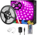 RANBROS RGB Led Light Waterproof Remote Control Color Changing For Gaming Room, TV Backlight, Home, Kitchen, Bedroom. 
