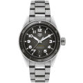 Tag Heuer Autavia Isograph Silver Stainless Steel Black Dial Automatic Watch for Gents - WBE5110.EB0173. 
