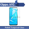 Oppo A92 Tempered Glass Screen Protector Premium High Quality Polish Glass For Oppo A92. 