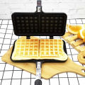Double Sided Waffle Maker, Rectangle Shape Non-Stick Waffle Mold Baking Pan Making Tool. 