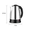 Best Quality 2L Electric Kettle | Fast Boiling Stainless Steel Water Kettle | Cordless Design with Auto Shut-Off | Durable Household Hot Water Boiler. 