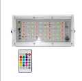 50W RGB Multi Color LED Flood Light with Remote Control AC 220V Waterproof IP66 Spotlight Floodlight Outdoor Flood Light Garden Wall Street LED Light. 