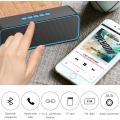 Sonkir Portable Bluetooth Speaker, Bluetooth 5.0 Wireless Speaker with 3D Stereo Hi-Fi Bass, Built-in 1500 mAh Battery, 12H Playtime (Blue). 