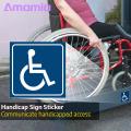 Disability Stickers 4 Sheets Disability Stickers Waterproof Scratch Resistant Clear Content Uv Resistant Disabled Wheelchair Sign Stickers Uv-resistant Disability Stickers. 