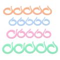 FLYEER 40Pcs Colorful Crochet Locking Stitch Marker Knitting Ring Maker Holder Set. 