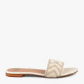 ECS Beaded Shine Flat Slippers For Women. 