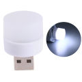 USB Plug Lamp Computer Mobile Power Charging USB Small Book Lamps LED Eye Protection Reading Light Small Round Light Night Light. 