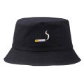 Embroidery Bucket Hat For Men Women Hip Hop Fisherman Hat Flat Hat. 
