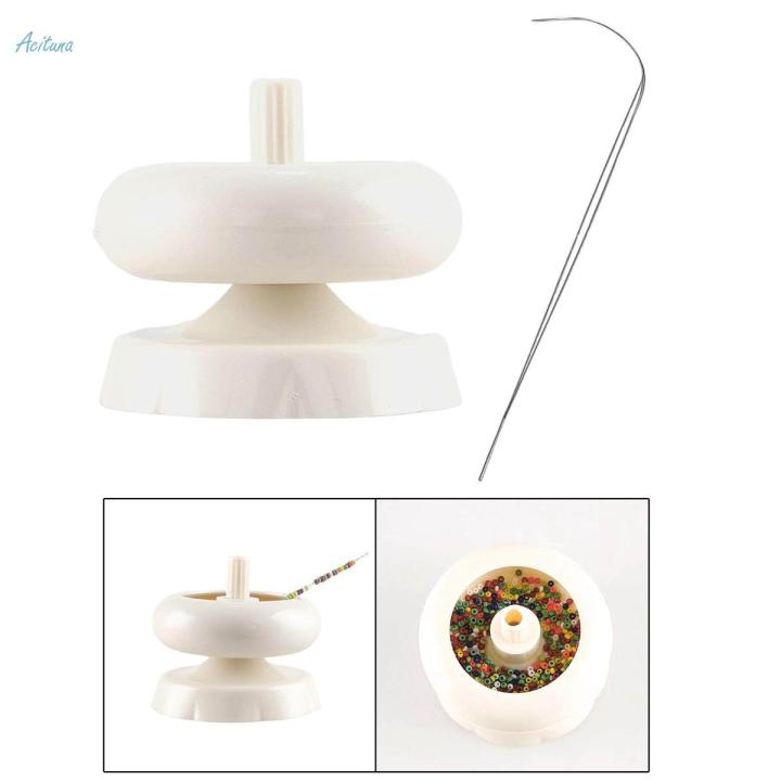 Bead with Bead Threader for Jewelry Making Craft Project Clay Beads