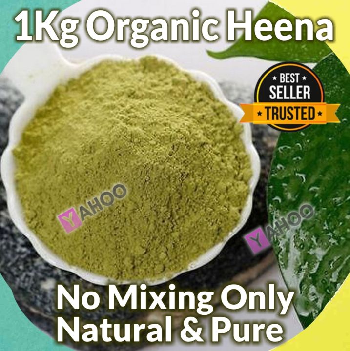 Henna Mehndi Powder (Orignal) - 1kg Pure Organic Mehndi / Henna Leaf powder