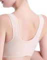 Women's Wireless Bra Zipper Front Closure Push up Padded Bra Bandeau Tube Top Bralette for Women Girls 40D-50F. 