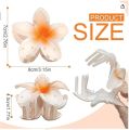 Flower Hair Clips For Girls Stylish Korean | Fancy Hair Claw Clips For Girls Korean |Korean Flower Gradient Egg Large Candy Colour Hair Claw Clips Catchers For Girls. 