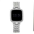 LooKeo Mall New Trendy Fashion Steel Chain with Diamonds Ladies Watch Full Diamond Touch Screen LED Bracelet Watcha. 