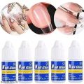 Pack of 3 Nail Glue For Nail Art And Nail Decoration. 