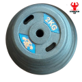 ZEE MAX Single Piece Rubber Plates 2 KG TO 20 KG (SINGLE Piece) For Home Use Weight Lifting Exercise. 