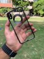 iPhone 7 / 8 / 7 Plus / 8 Plus / X / Xs Max / 11 / 11 Pro / 11 Pro Max / 12 Pro Max / 13 Pro Max / 14 Pro Max 6D Soft Electroplated Back Cover With Camera Lens Protection. 