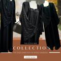PREMIUM QUALITY ABAYA KOREAN NIDA STUFF MUSLIM WEAR(54 length ). 